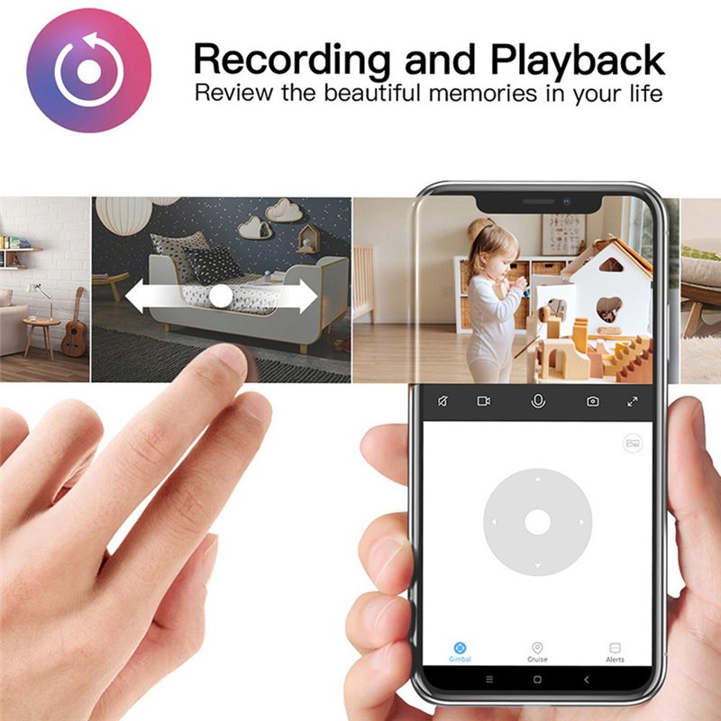 Wireless Baby Monitor - Niezbędna wewnętrzna kamera Wi-Fi Tuya, niania
