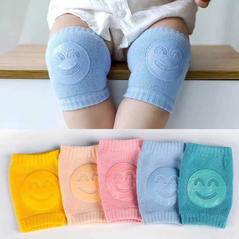 Baby Knee Pad Crawling - 1/2 Para Dziecięcych Nakolanników Bawełnianych Ochraniaczy