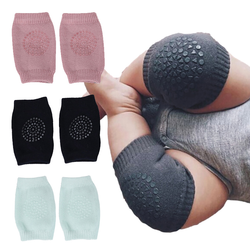 Baby Knee Pad Crawling - Miękka siatka frotte dziecięce ocieplacze na