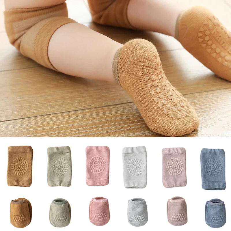 Baby Knee Pad Crawling - Zestaw skarpetek na kolana dla niemowląt