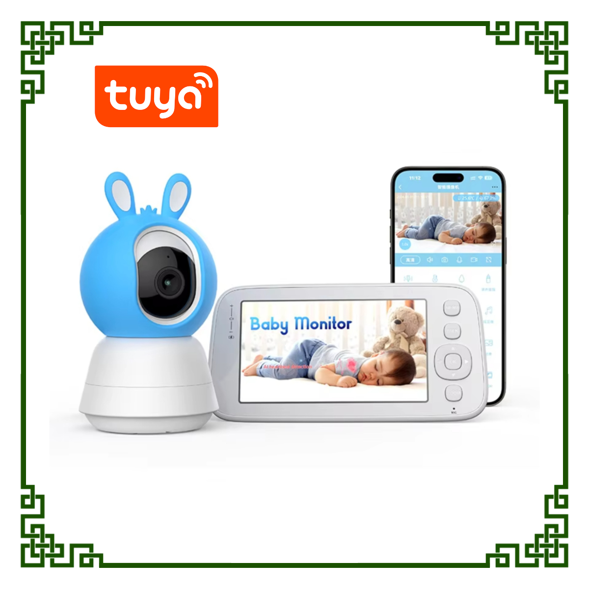 Tuya 5-calowy Ekran 4MP Monito – Wireless Baby Monitor recenzja i cena