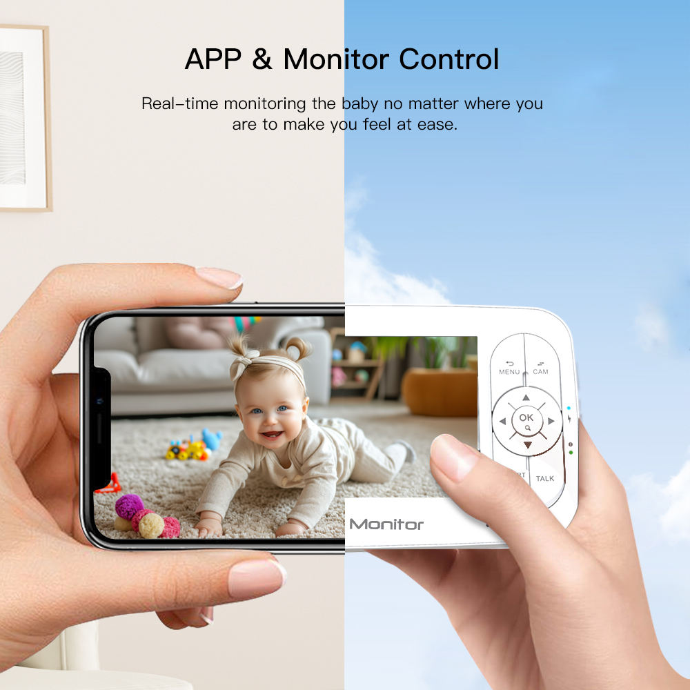 Kamera dla dziecka 5 cali 2MP  – Wireless Baby Monitor recenzja i cena