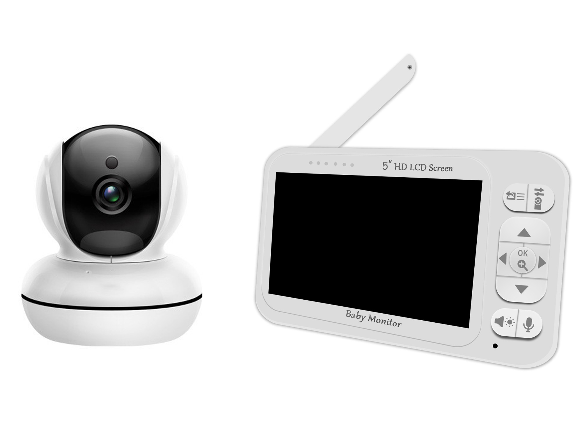 5-calowy ekran, monitorowanie  – Wireless Baby Monitor recenzja i cena
